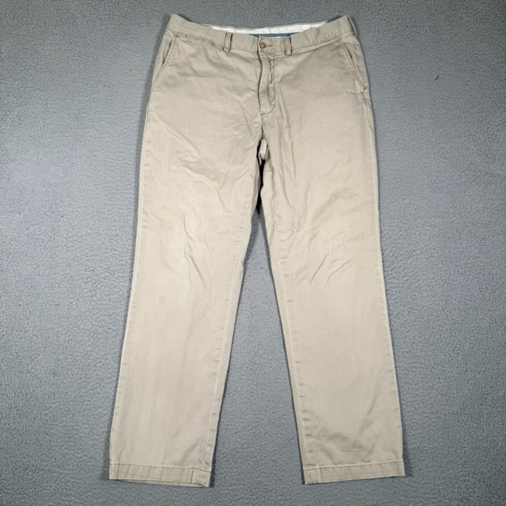 Polo Ralph Lauren Pants Mens 34x30 Brown Stretch Cotton Twill‎ Slim Chino Preppy